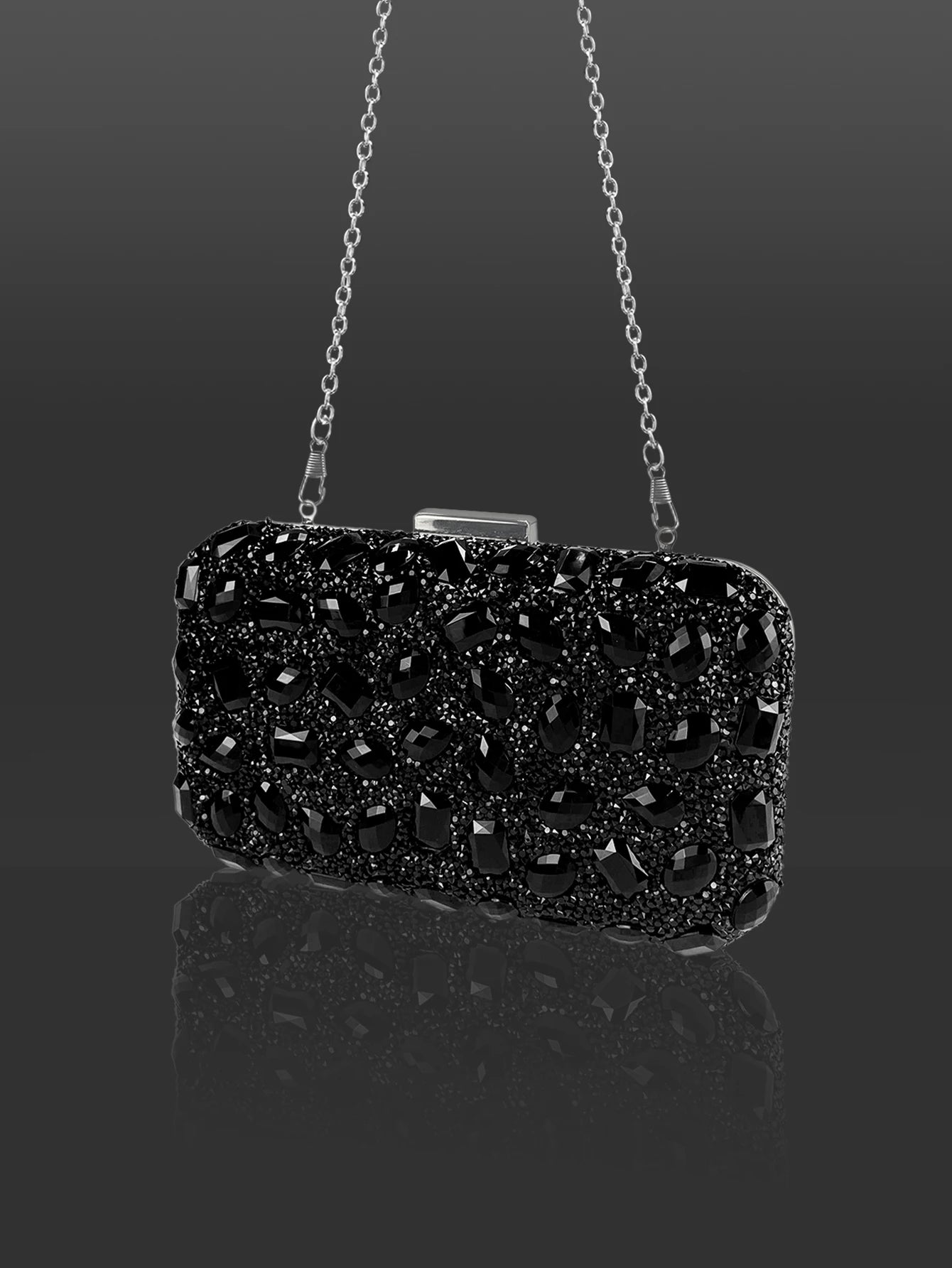 Rhinestone Evening Box Bag Set | Perfect Gift for Girls Luxegan
