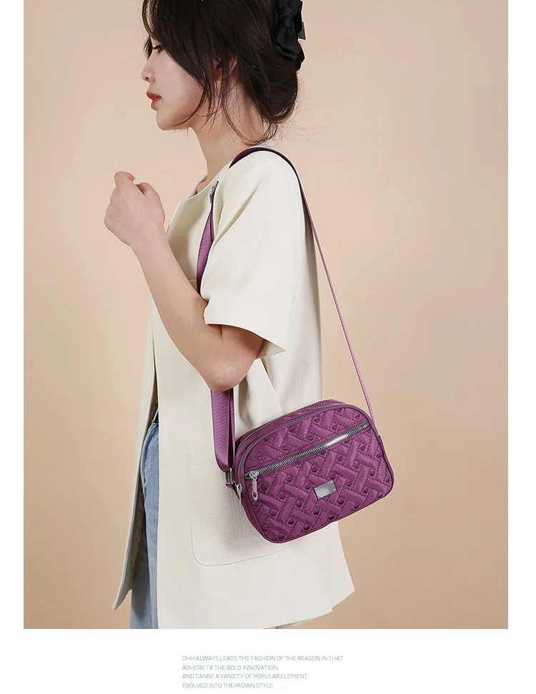 Casual Women's Small Square PU Leather Crossbody Messenger Bag | Fashion Lightweight Underarm Shoulder Handbag (Bolso Mujer) Luxegan