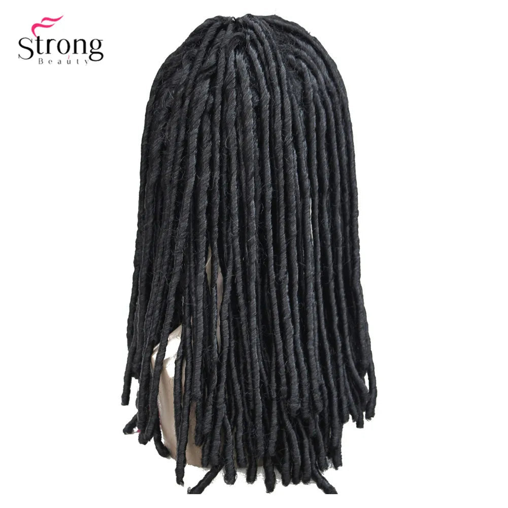 StrongBeauty Twist Hair Crotchet Braids Wigs Synthetic Dreadlocks Braids Hair Wig Luxegan