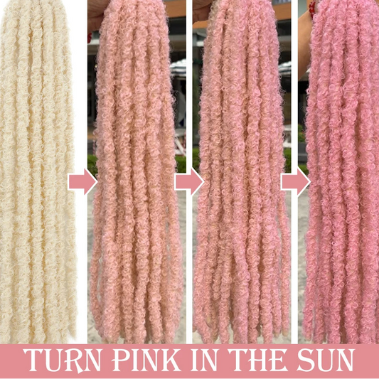 24 Inch Color-Changing Butterfly Locs Crochet Hair | Faux Locs Synthetic Dreadlocks Hair - view 2