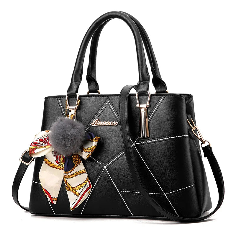 Quality Leather Women's Handbags | Trend Women's Designer Shoulder Crossbody Bag & Beach Tote Bag (Luxury Messenger Bags) Luxegan