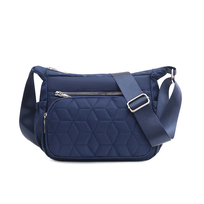 Multi-Pocket Casual Crossbody Bag | Waterproof Nylon Travel Messenger Bag | Women's Versatile Shoulder Purse | Large Capacity Everyday Satchel (Model 21062414312910146) Luxegan