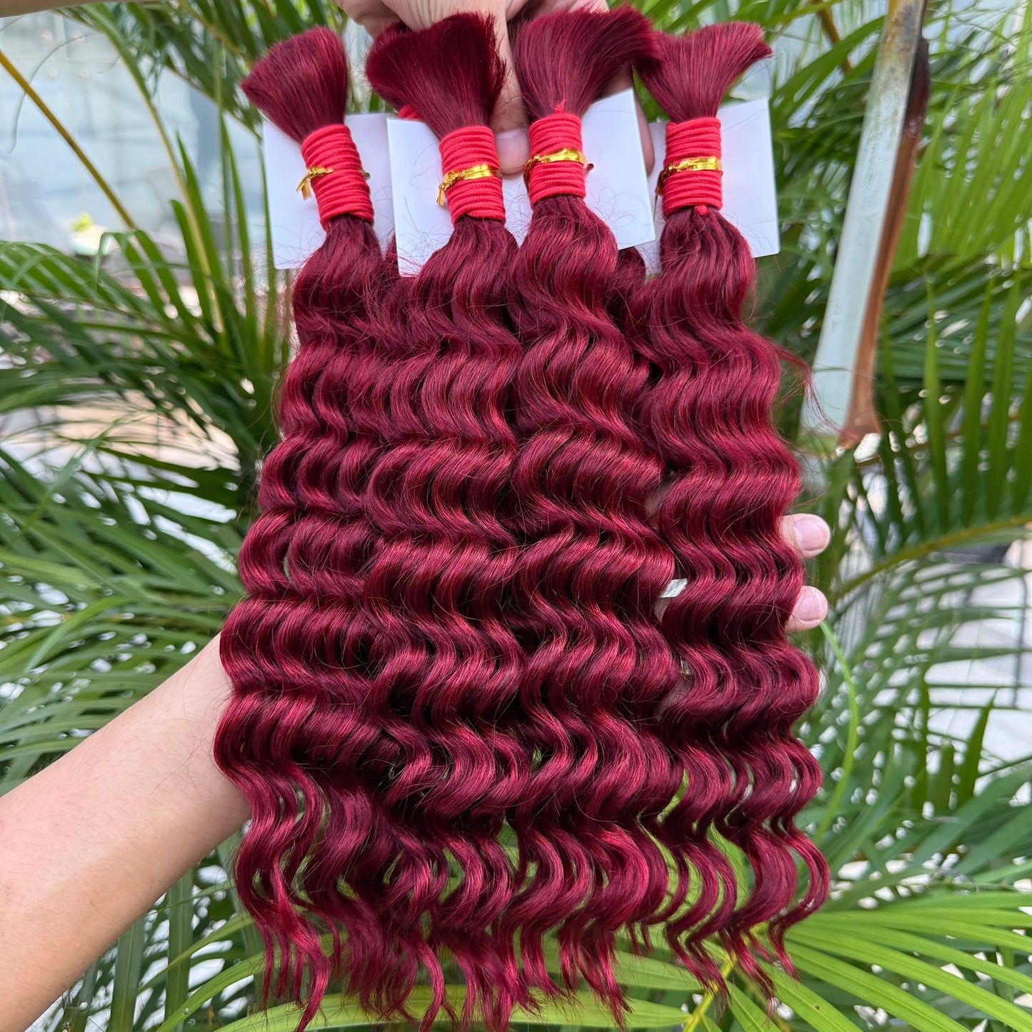 Deep Wave Boho Braids Human Hair Bulk – 100% Virgin Brazilian Hair for Braiding No Weft (16–24 - view 11