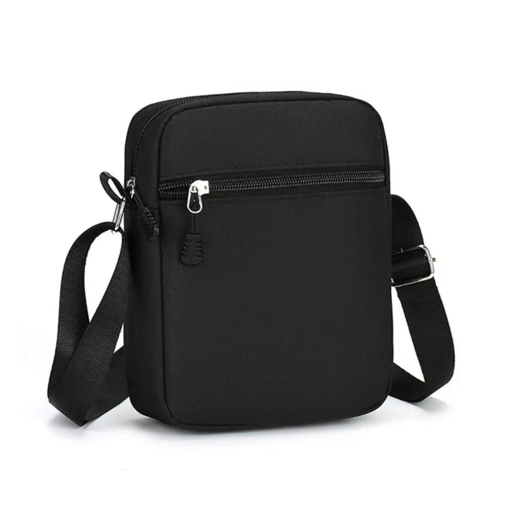 Durable Oxford Mobile Phone Bag | Sophisticated Unisex Mini Shoulder & Crossbody | Elegant Versatile Waist Pack | "Dignified" Lightweight Baguette Purse for Daily Essentials Luxegan