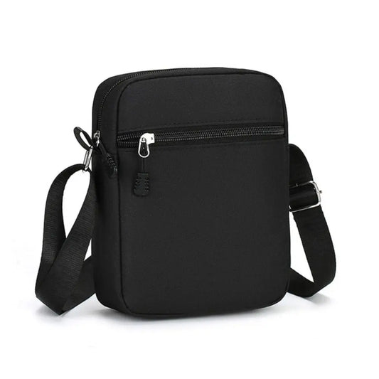 Durable Oxford Mobile Phone Bag | Sophisticated Unisex Mini Shoulder & Crossbody | Elegant Versatile Waist Pack | "Dignified" Lightweight Baguette Purse for Daily Essentials Luxegan