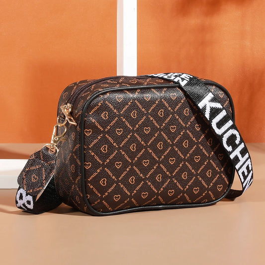 Fashion Multifunctional Small Crossbody Bag | Unisex Mini Wallet & Shoulder Bag for Daily Use & Travel (Plaid Pattern) Luxegan