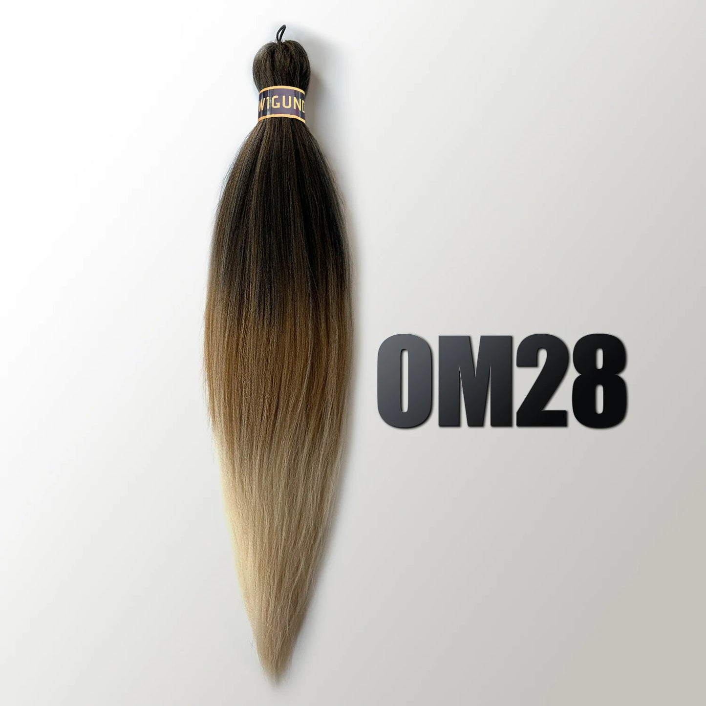 EZ Pre-Stretched Braiding Hair – Ombre Synthetic Crochet Braid Hair 26 Inch 90g Hot Water Setting - view 9