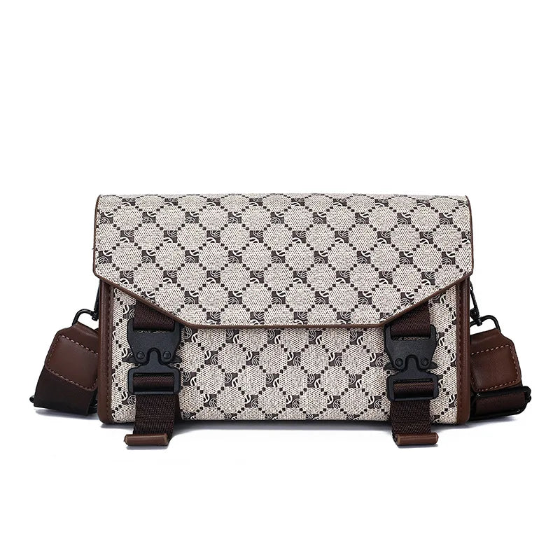Fashionable Men's Commuter Crossbody Bag | Sophisticated "Advanced Sensation" Silhouette | New Model Large Brand Casual Sling | "Dignified" High-Performance Polyester Essential for Radiant Versatile Styling Luxegan