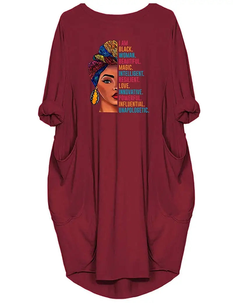 Plus Size Women's Solid O-Neck Casual Dress | Loose-Fit Short-Sleeve Spring Summer Dress | Medium-Stretch Knee-Length Asymmetrical Dress Luxegan