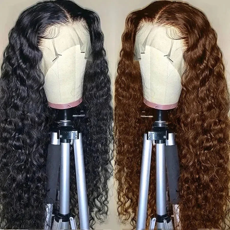 European Style African Brown Rolled Wig | Sophisticated Pre-Lace Design | Elegant "Refined Brown" Coloring | "Dignified" Machine-Made Fullness for Radiant Versatile Styling Across All Ages Luxegan