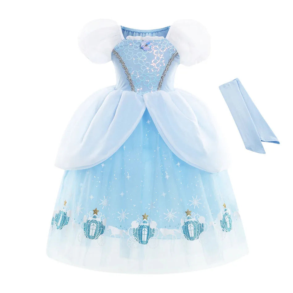 Girls Mirabel Isabela Encanto Costume Girl Princess Dress Children Elsa Anna Rapunzel Cinderella Mermaid Aurora Cosplay Clothes