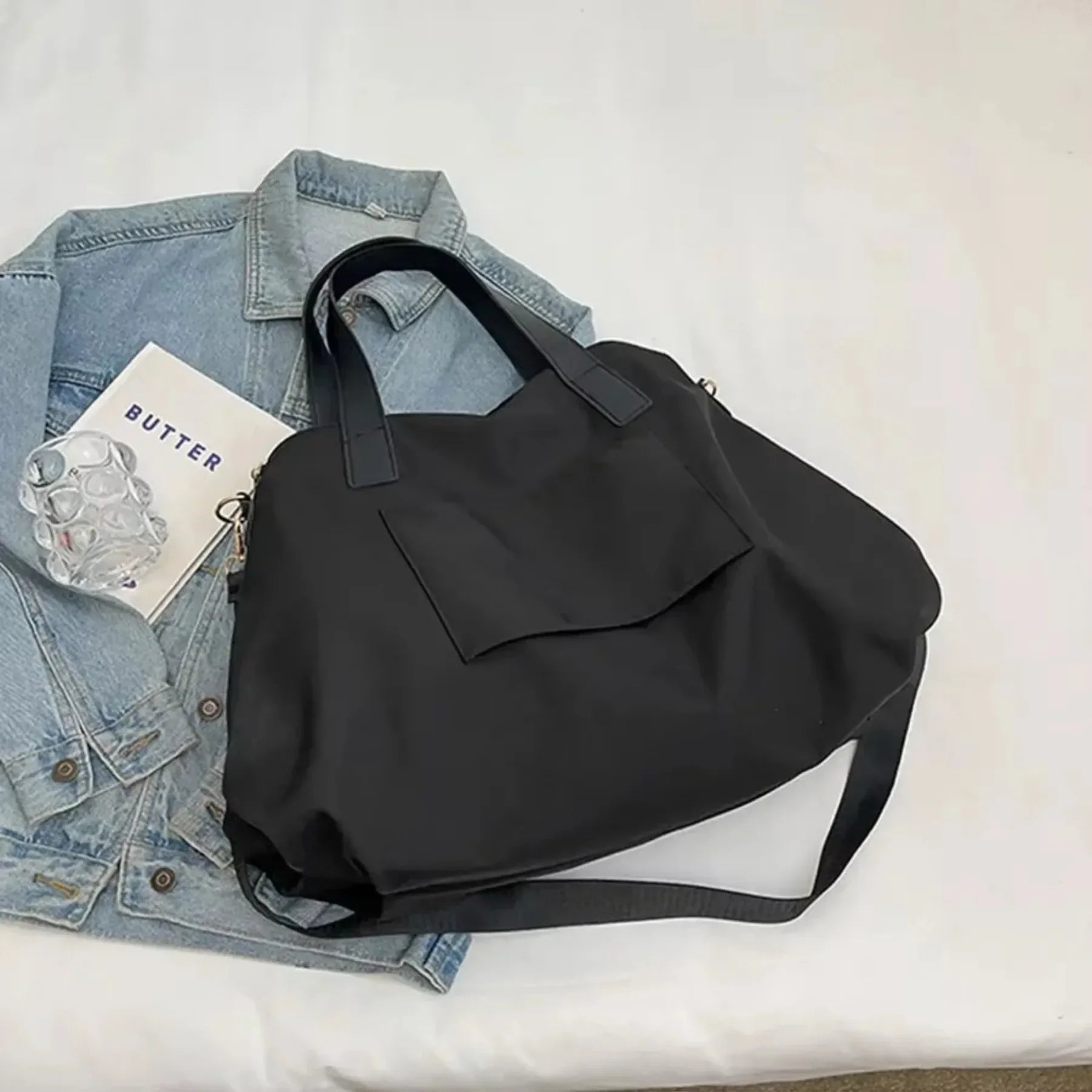 Hello Kitty Y2K Travel Tote Bag | Cute Folding & Versatile Handbag Luxegan