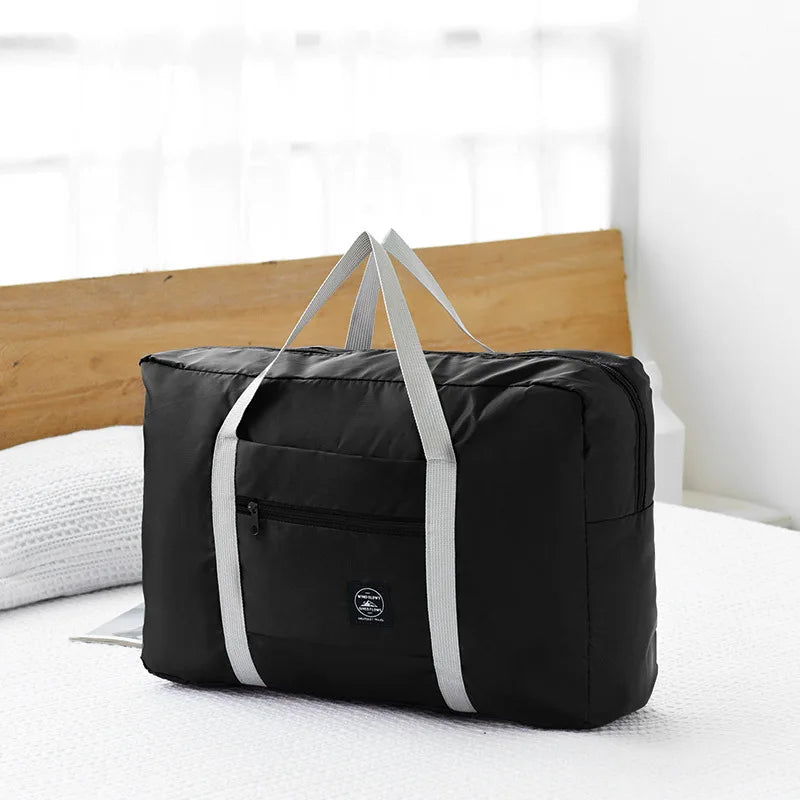 New Nylon Foldable Travel Bags | Unisex Large Capacity Shoulder Bag & Waterproof Handbag Luxegan