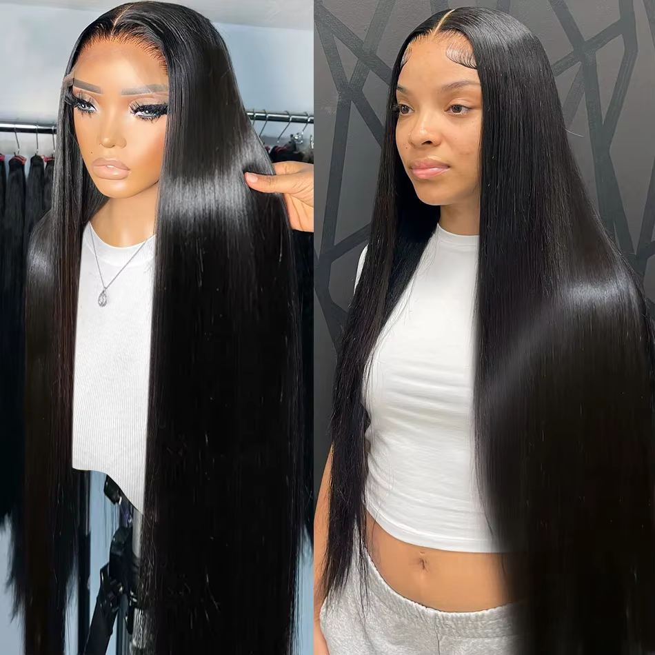 Brazilian Bone Straight Lace Front Human Hair Wig