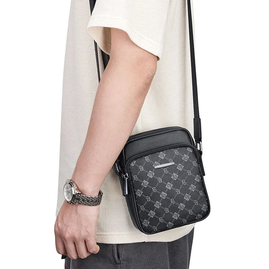 Genuine Leather Fashionable Printed Small Backpack | Casual Shoulder Bag Clutch Luxegan