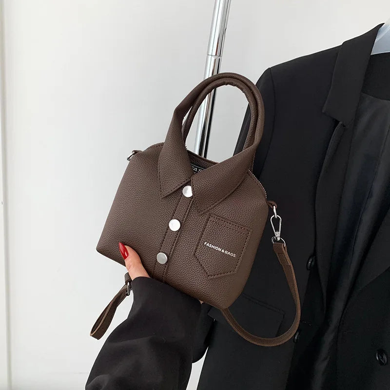 Square Compact Shoulder & Crossbody Bag | Unique Design High Quality Handbag for Women (Designer Style Bolso) Luxegan