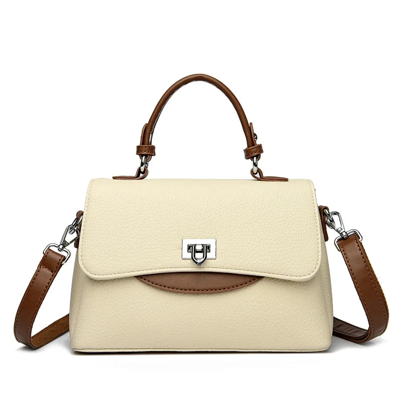 Luxury Large Capacity Multilayer Shoulder Bag | High-Quality PU Leather Designer Messenger | Sophisticated Sequined Casual Tote | Fashion-Forward Crossbody with Smart Partitioning Luxegan