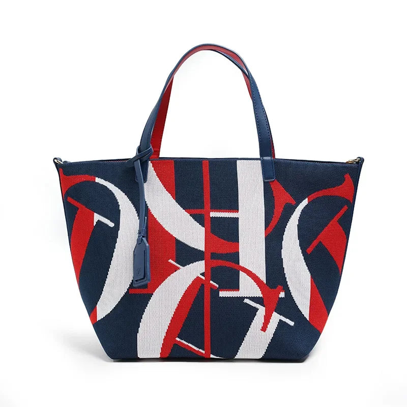 Luxury Brand Large Capacity Bucket Bag | Fashionable Retro Ruched Handbag | Designer Letter Print Travel Tote for Beach, Shopping, & Parties Luxegan