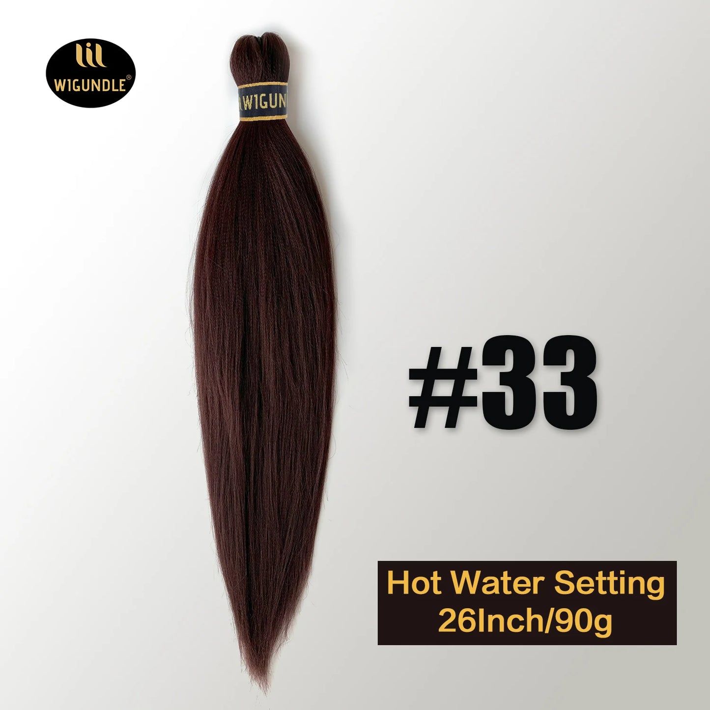 Kanekalon Pre-Stretched Jumbo Braiding Hair – 26 Inch | 90g | Kinky Straight | Hot Water Set | 44 - view 18
