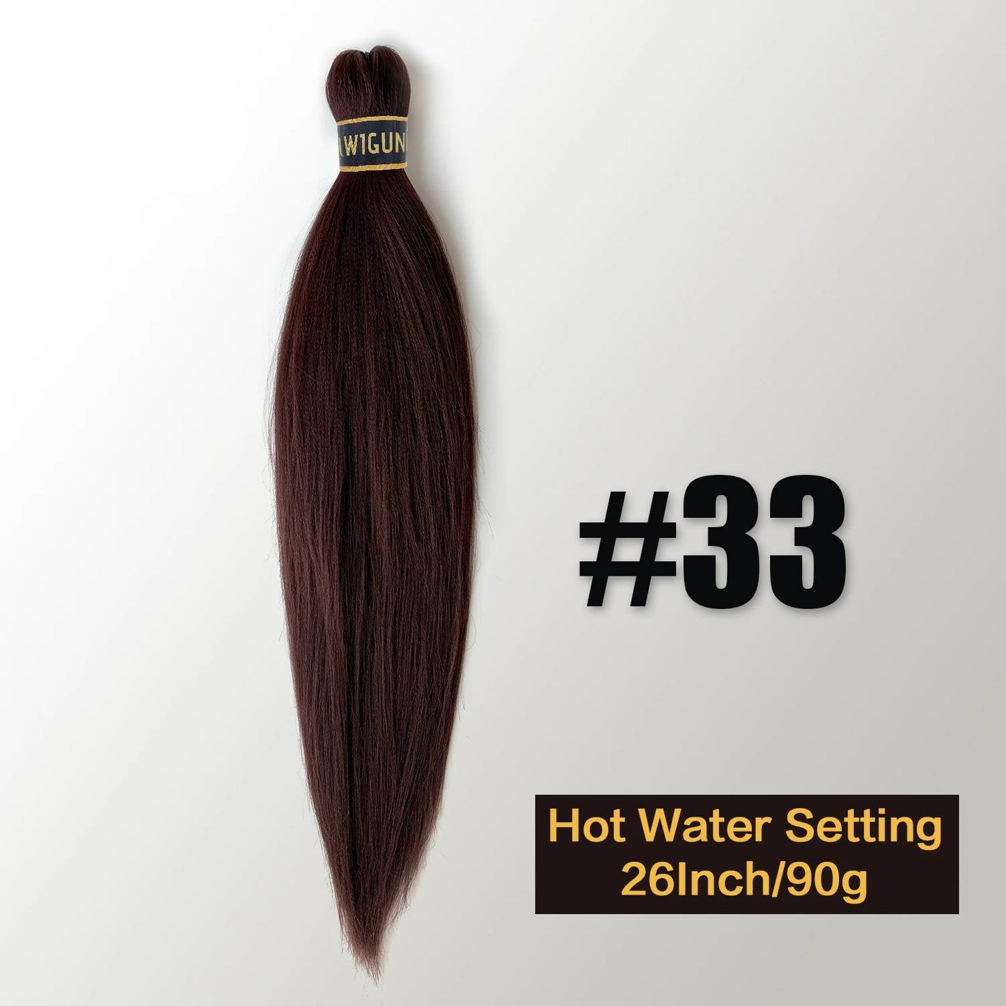 Pre-Stretched Jumbo Braiding Hair 26in – Kanekalon Box Twist Braids | 90g | 15 Colors | 1, 4 or 6 - view 9