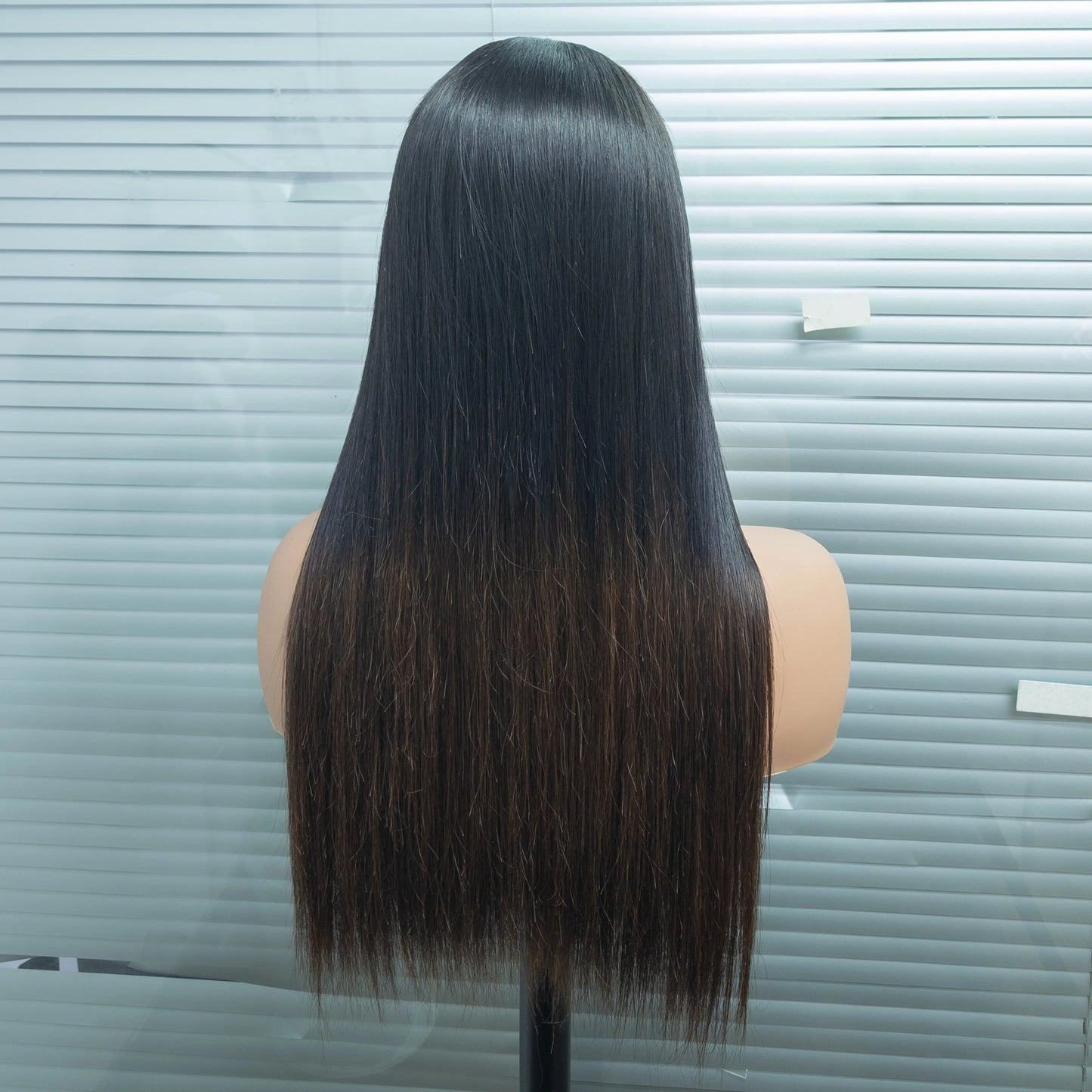 300% Density Vietnamese Raw Human Hair Bob Wigs 2x6 HD Lace Closure Bone Straight Bob Wigs Chocolate Brown 1BT4 Short Bob Wigs