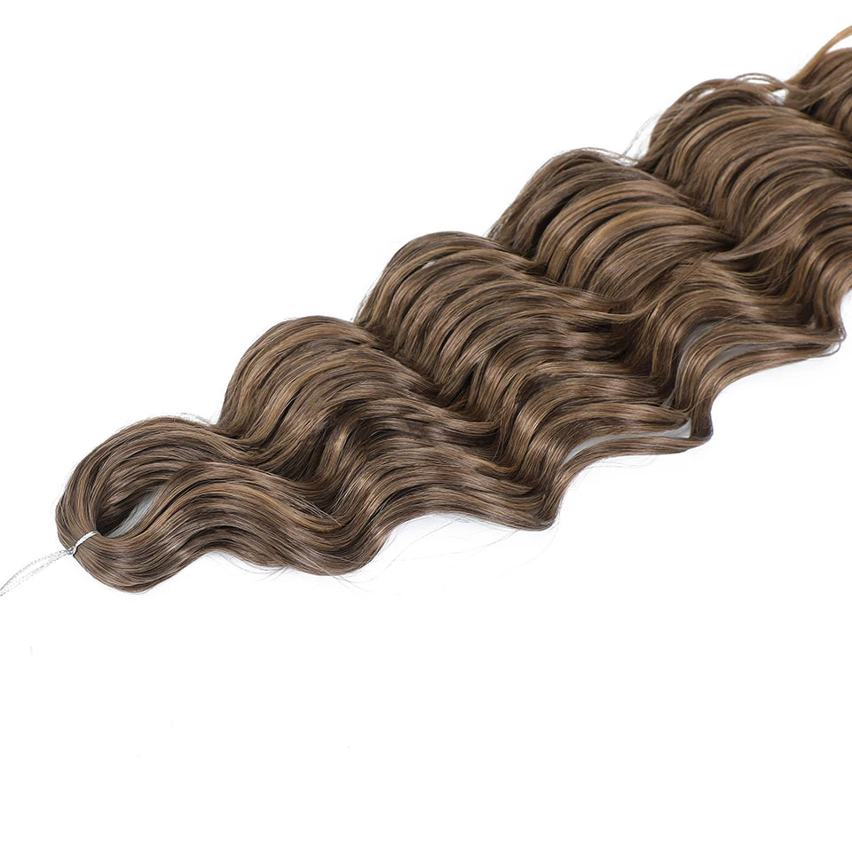 Anna Curls Loose Wave Synthetic Crochet Braiding Hair 24in | 50 Strands | 22 Colors - view 22