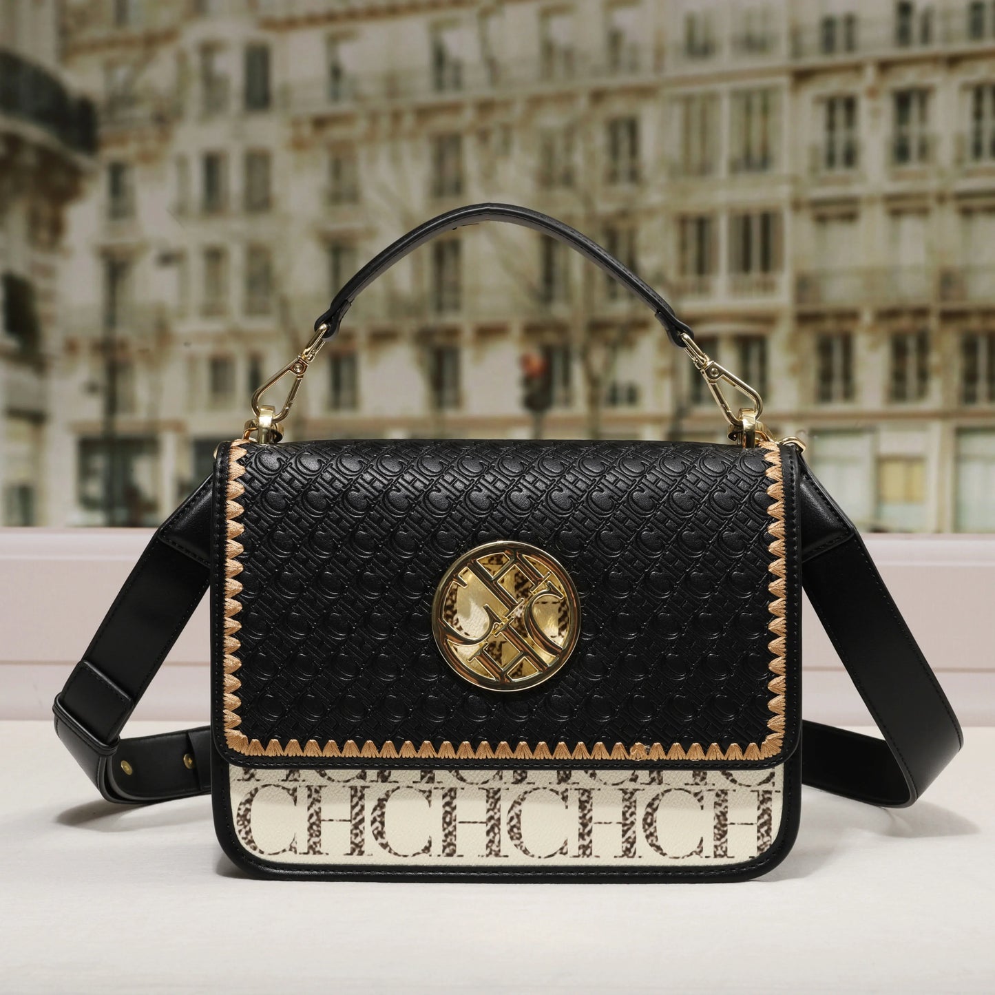 Exquisite Dark Letter Embossed Box Bag | Luxury Party Shoulder Purse Luxegan
