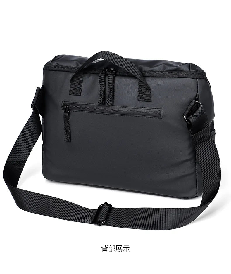 Men's Outdoor Messenger Bag | Casual & Lightweight Crossbody Bag | Simple Fashionable Business Briefcase & Shoulder Handbag Luxegan