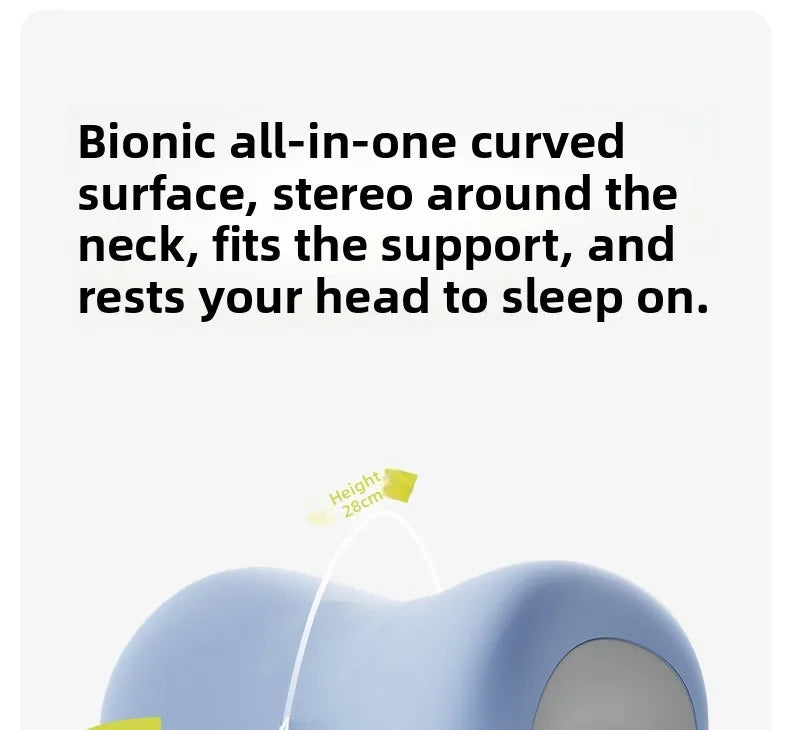 Office Chair Ergonomic Support Pillow | Sophisticated "Neck & Shoulder" Silhouette | Elegant Memory Foam Nap & Sleeping Cushion | "Dignified" High-Performance Professional Essential for Radiant Versatile Styling Luxegan