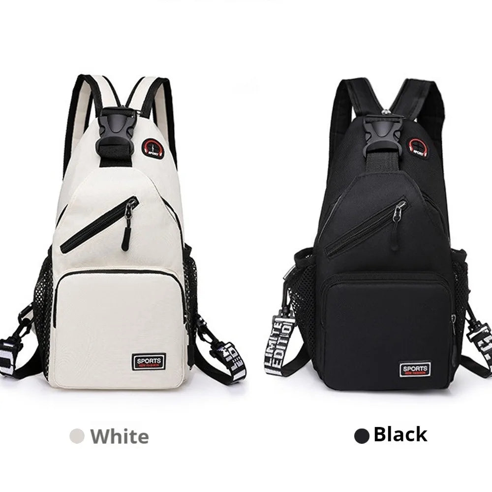 Mickey Minnie Mouse Cartoon Shoulder Bag | Unisex Multi-functional Oxford Fabric Backpack & Casual Chest Business Travel Pack Luxegan