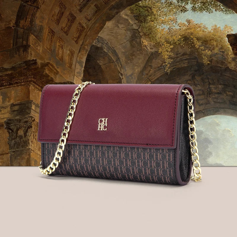 Fashionable Square Messenger Shoulder Bag | Exquisite Craftsmanship Crossbody Purse | Versatile Classic Style PU Leather Handbag | Four Seasons Women's Daily Fashion Bag Luxegan