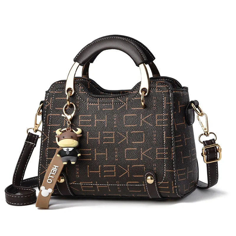 New Handheld Small Square Bag | Fashionable Girl's One-Shoulder & Crossbody Bag Luxegan