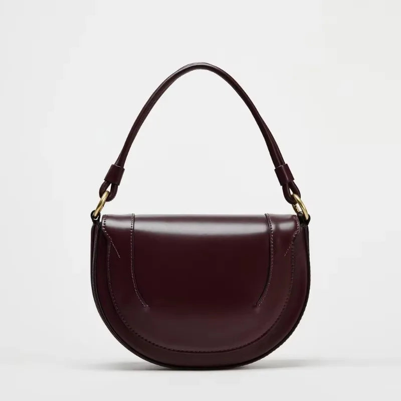 Contrasting Topstitching Crossbody Bags For Women | Fashion Famous Brands Designer Shoulder Bag | Trend Exquisite Flap Handbag Luxegan