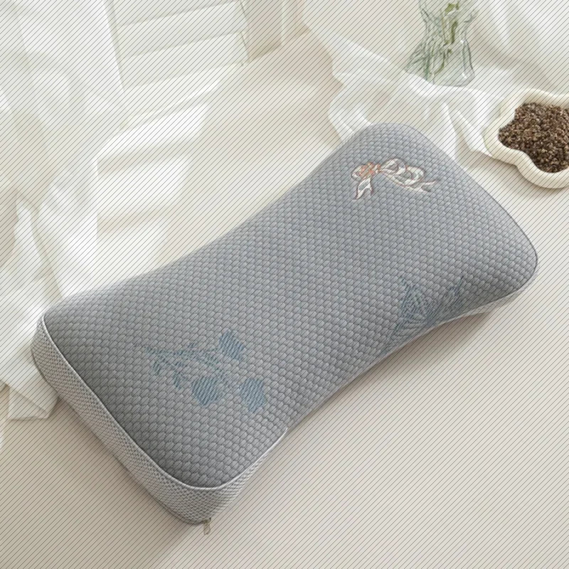 New Summer Cooling Buckwheat Pillow | Sophisticated "Doudou" Rectangular Silhouette | Elegant Breathable Student & Adult Home Essential | "Dignified" High-Performance Grade A Bedding for Radiant Versatile Styling Luxegan