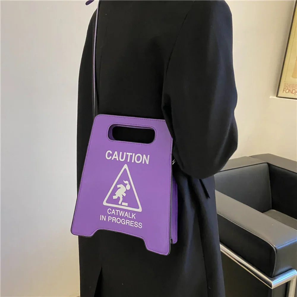 Novelty Stop Sign Purse | PU Leather Handbags & Fashion Crossbody Bag Luxegan