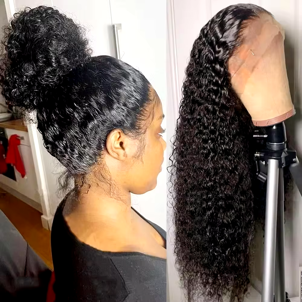 360 HD Lace Front Wig | Deep Wave | Glueless | Pre-Plucked | Brazilian Remy Hair