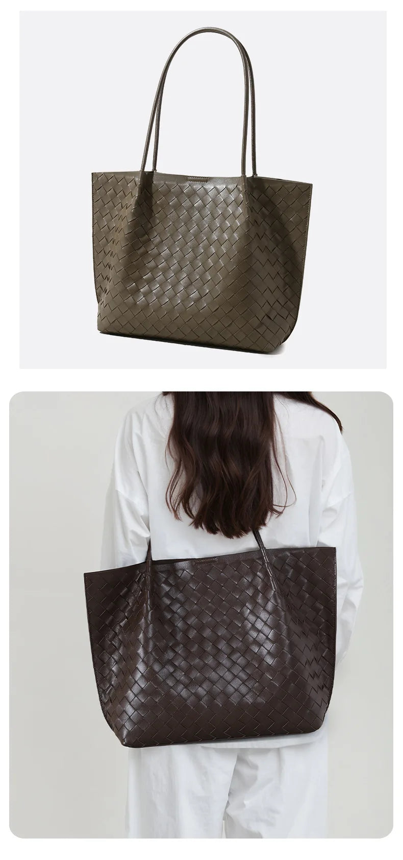 New Minimalist Shoulder Bag Women's | Convertible Top Handle Crossbody Purse (Luxury Genuine Leather) Luxegan