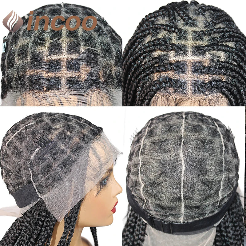 26-40 Inch Faux Locs Twist Wig | Full Lace | Small Box Braids