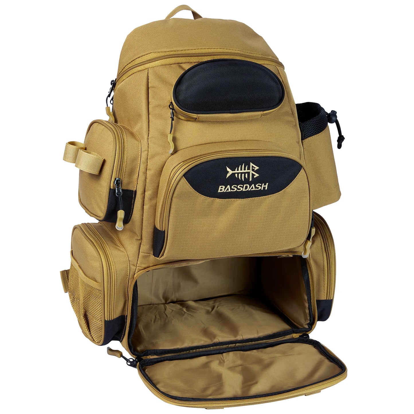 Mochila de pesca Bassdash, liviana, táctica, caja de aparejos, multifuncional