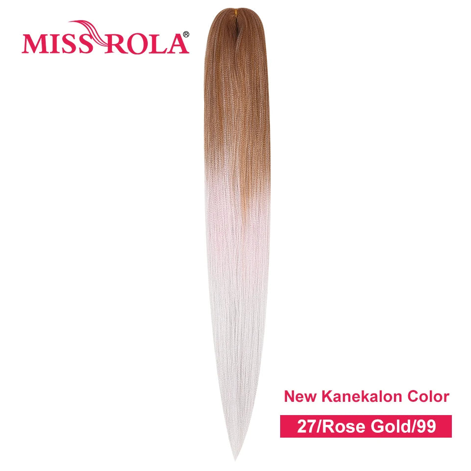Jumbo Pre-Stretched Kanekalon Braiding Hair 24in – Ombré & Solid Colors Twist Braid Extensions - view 63