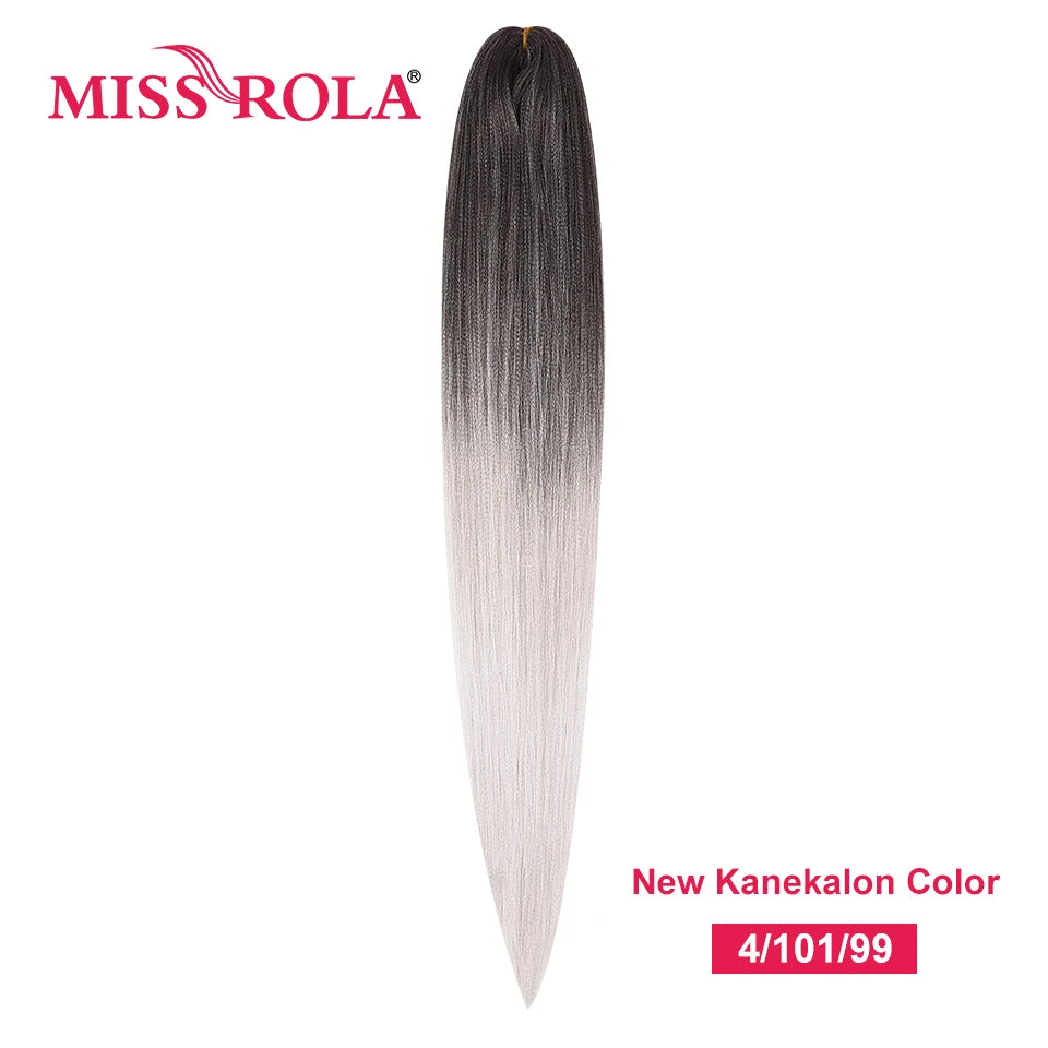 Jumbo Pre-Stretched Kanekalon Braiding Hair 24in – Ombré & Solid Colors Twist Braid Extensions - view 62