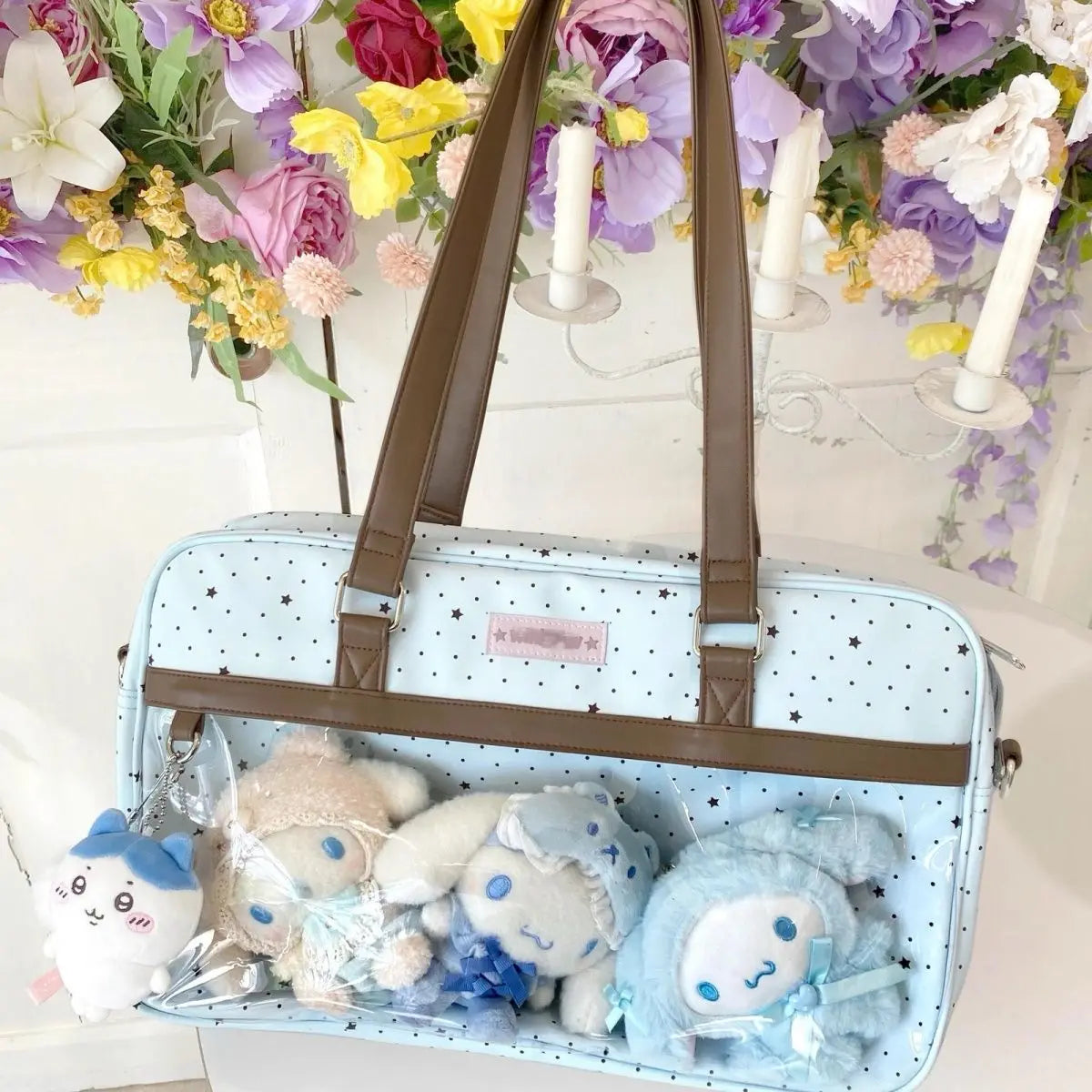 New Cute JK Uniform Ulzzang Shoulder Bag | Original Design Y2K Sweet Polka Dot Women's Bag | Casual Commuting Ita Bag Luxegan
