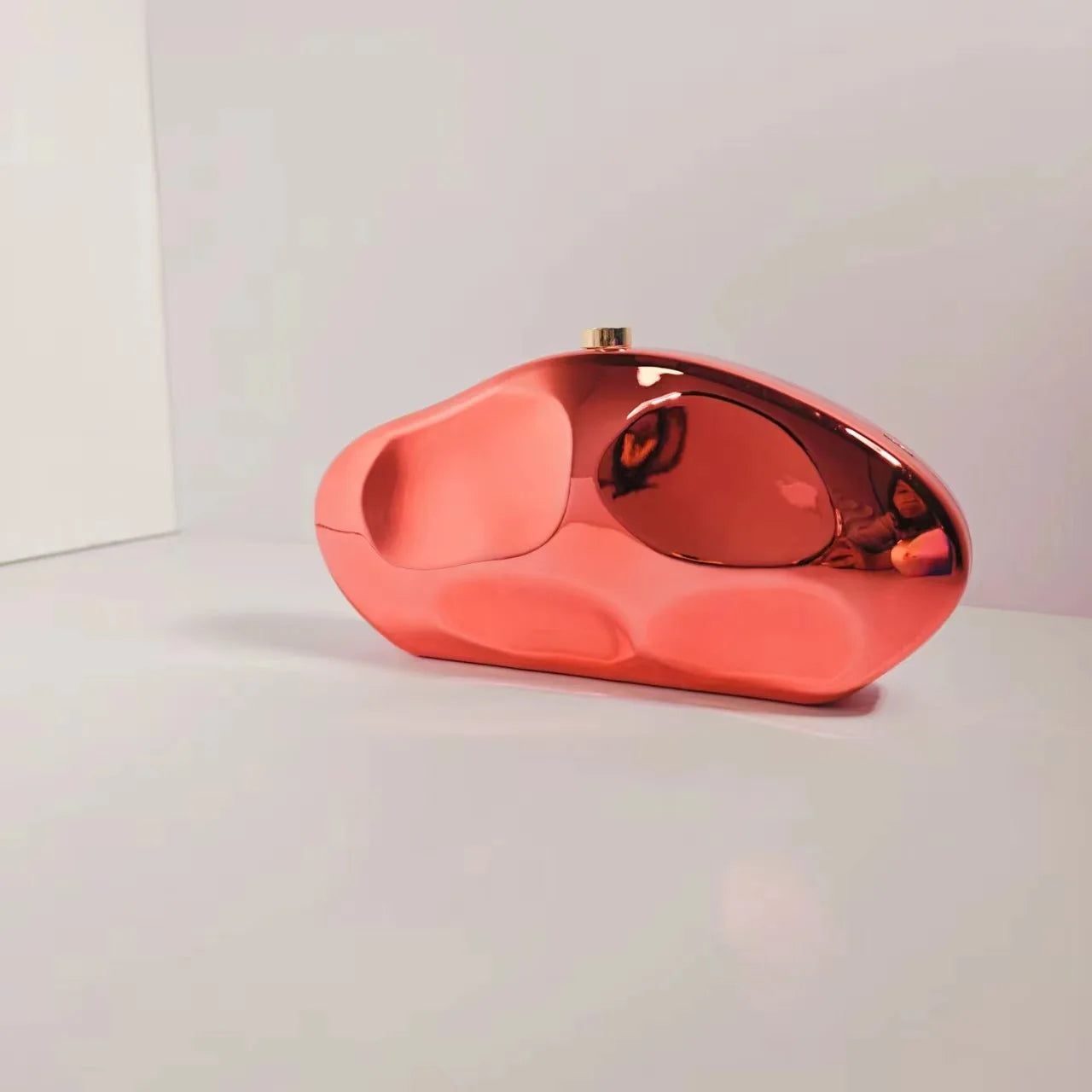 Acrylic Candy Shell Bag | Hard Lemon Color Chain Evening Clutch Luxegan