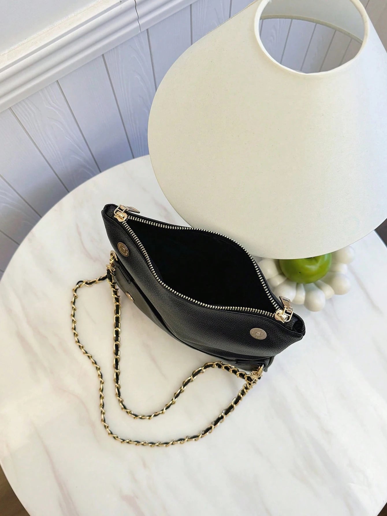 Classic PU Shoulder Bag | Irregular Flip Underarm Bag Luxegan