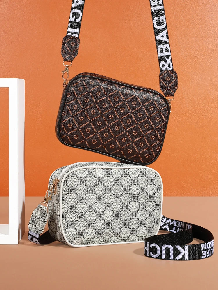 Fashion Multifunctional Small Crossbody Bag | Unisex Mini Wallet & Shoulder Bag for Daily Use & Travel (Plaid Pattern) Luxegan