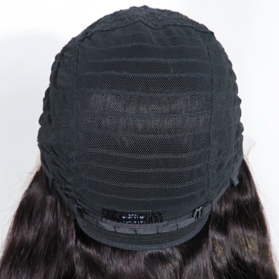 Sleek 28-Inch Body Wave HD Lace Wig - 13x6x1 Transparent Swiss Lace Frontal Human Hair Wig - 100% Natural Brazilian Remy Human Hair Glueless Long Wig for Women Luxegan