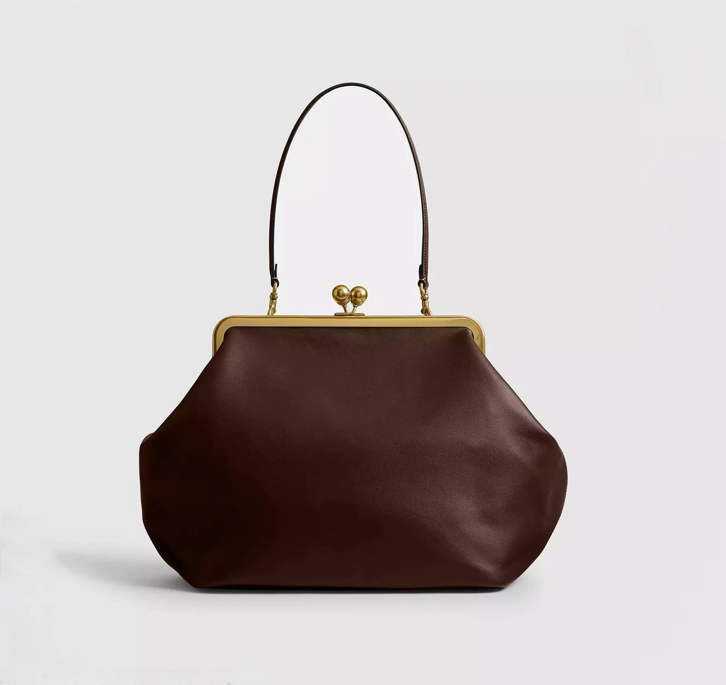 New Shell Clutch Clip Bag | Sophisticated "Large Capacity" Silhouette | Luxury Designer Handbag and Purse | "Dignified" High-Performance PU Essential for Radiant Versatile Styling Luxegan