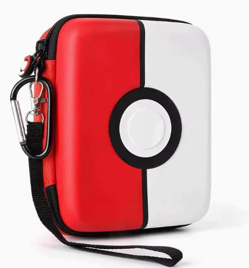 Premium Hard Shell Pokémon TCG Card Storage Box | Elite Anime-Themed Portable Clutch Bag | High-Capacity 400+ Card Protection Case | Protective Collector's Travel Pack for Ages 14+ Luxegan