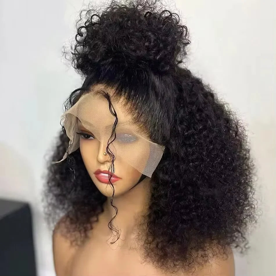 100% Human Hair Loose Deep Wave Short Bob Wig | 14 Inch 200 Density Vietnamese Remy 13x4 Transparent Lace Front Wig Luxegan