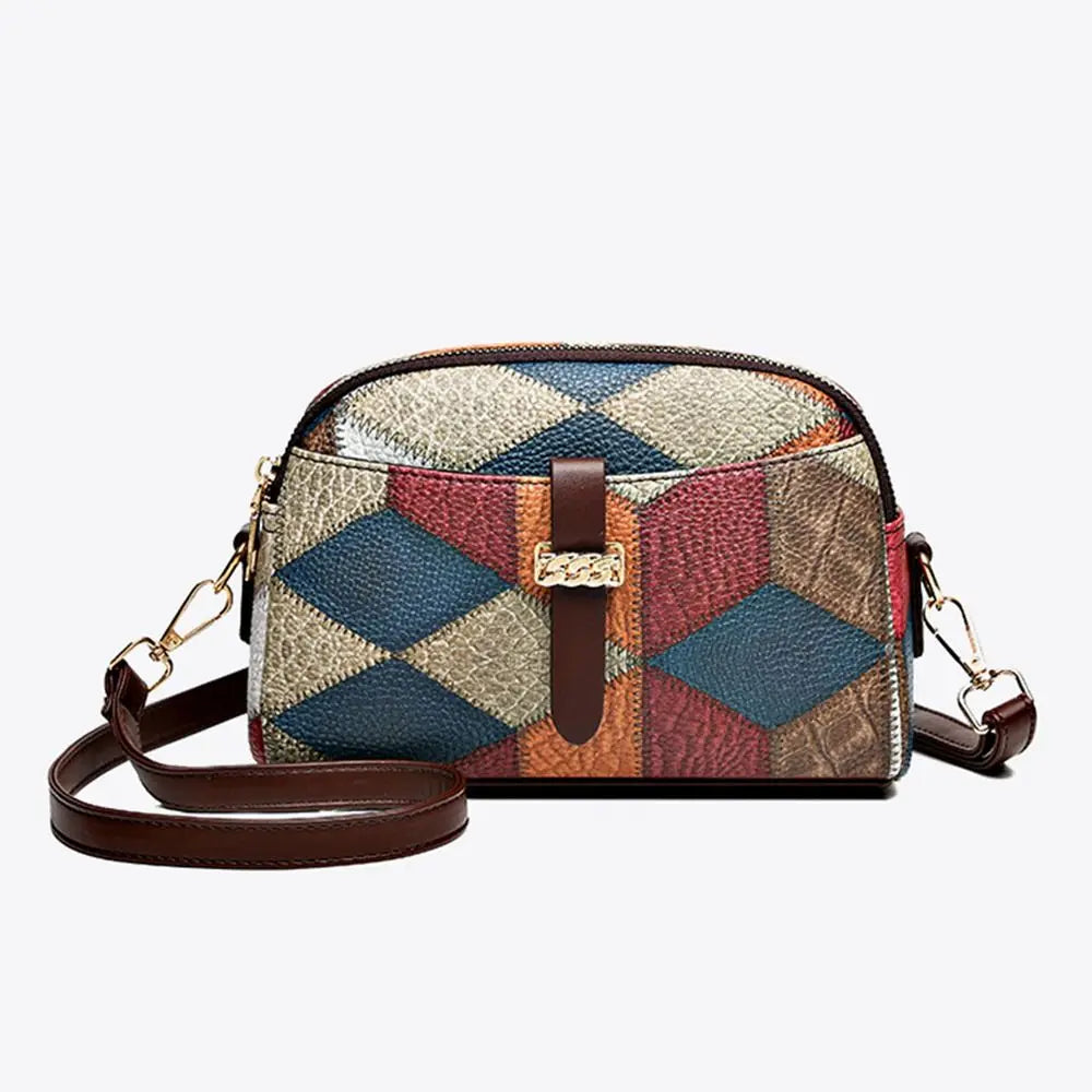 Large Capacity Shoulder Bag | PU Leather Crossbody Bag & Mom's Tote Luxegan